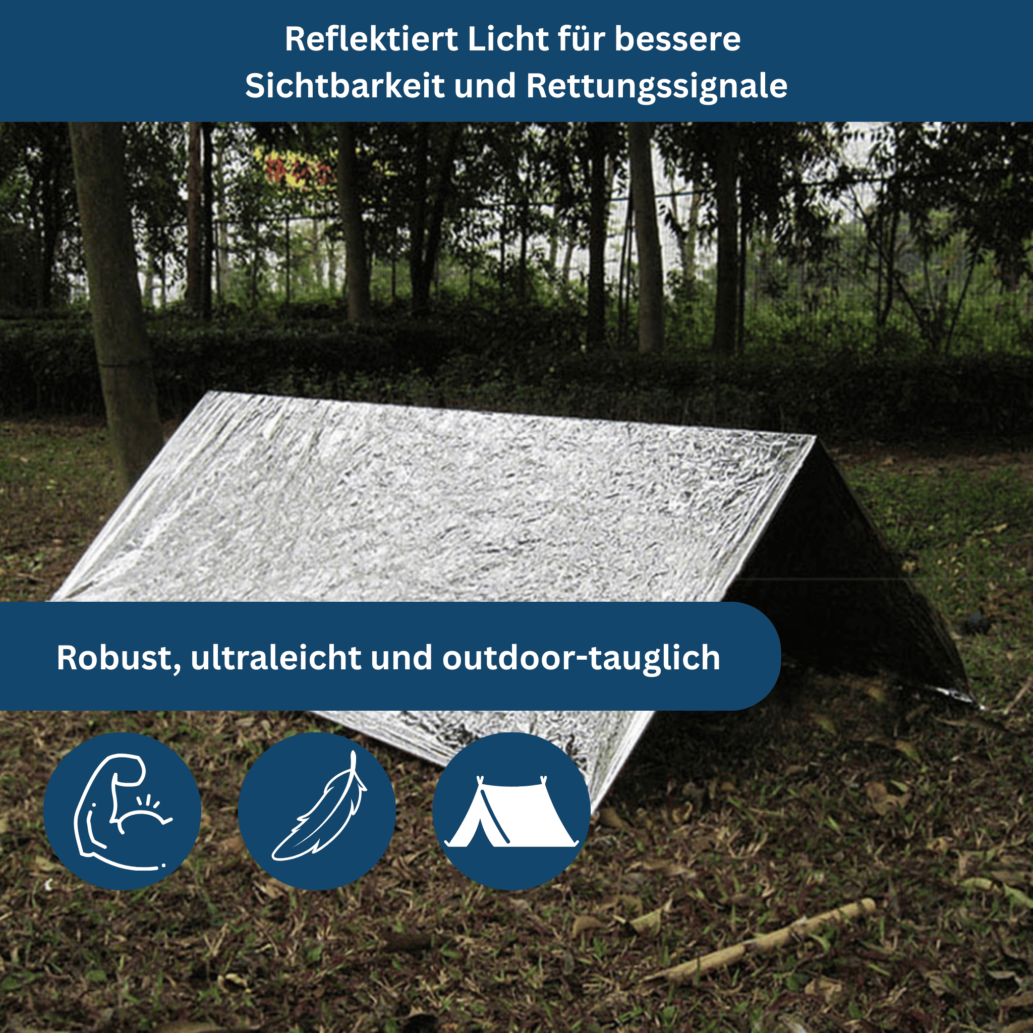 EmergencyShield – Waterproof Insulating Blanket