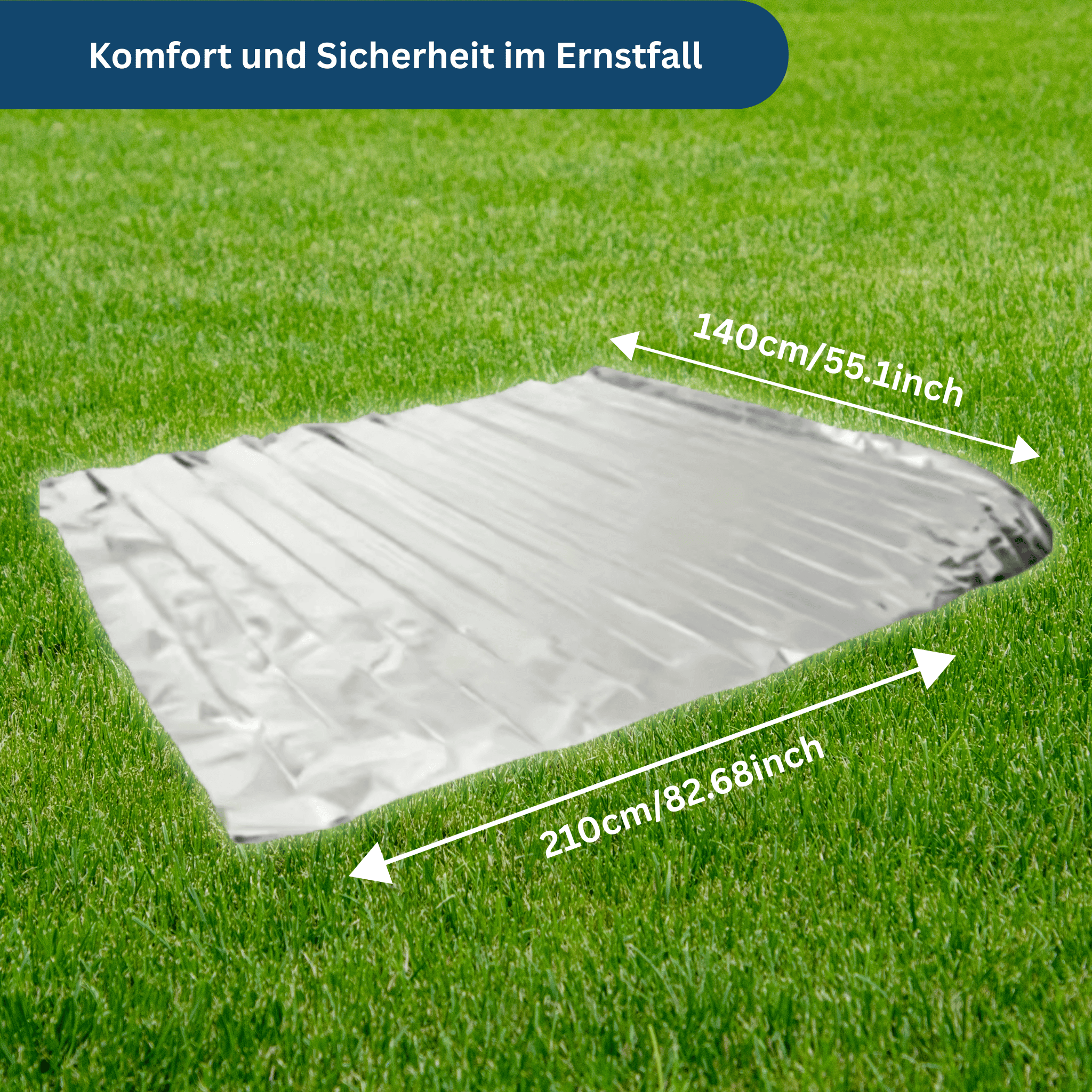 EmergencyShield – Waterproof Insulating Blanket
