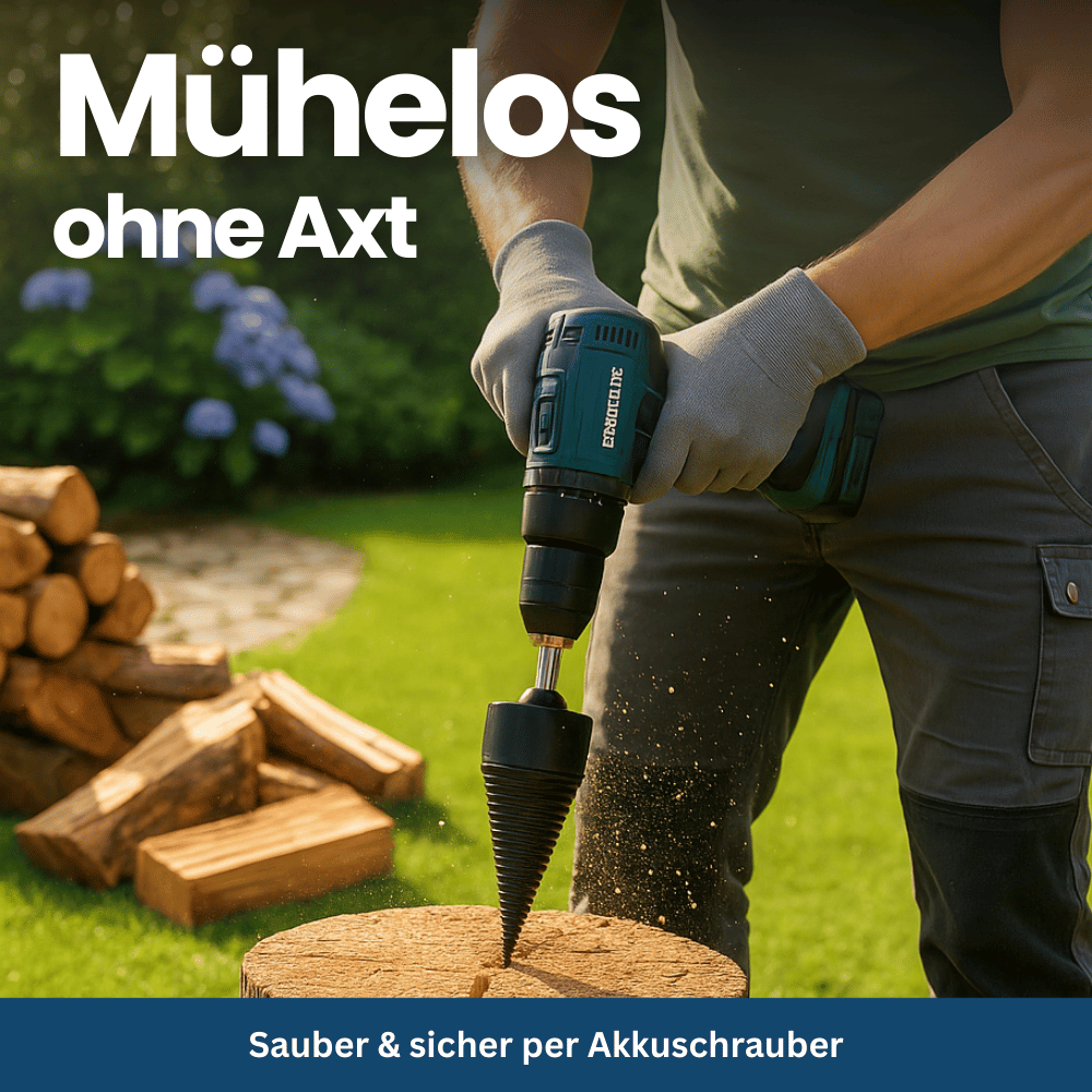 EasyWoodSplit - Universal Drill Bit for Firewood