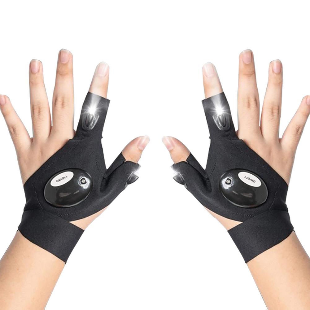 waterproof light handschuhe LED Gloves by Naturvibes – Thermal Gloves with Touchscreen Function