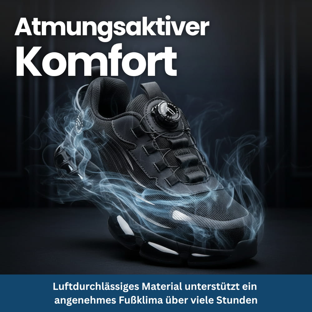 Safety Sneakers with Steel Toe & Dial Closure