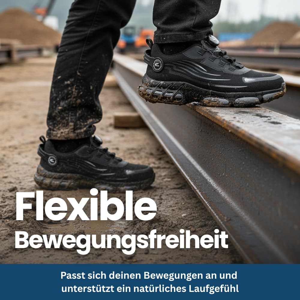 Safety Sneakers with Steel Toe & Dial Closure