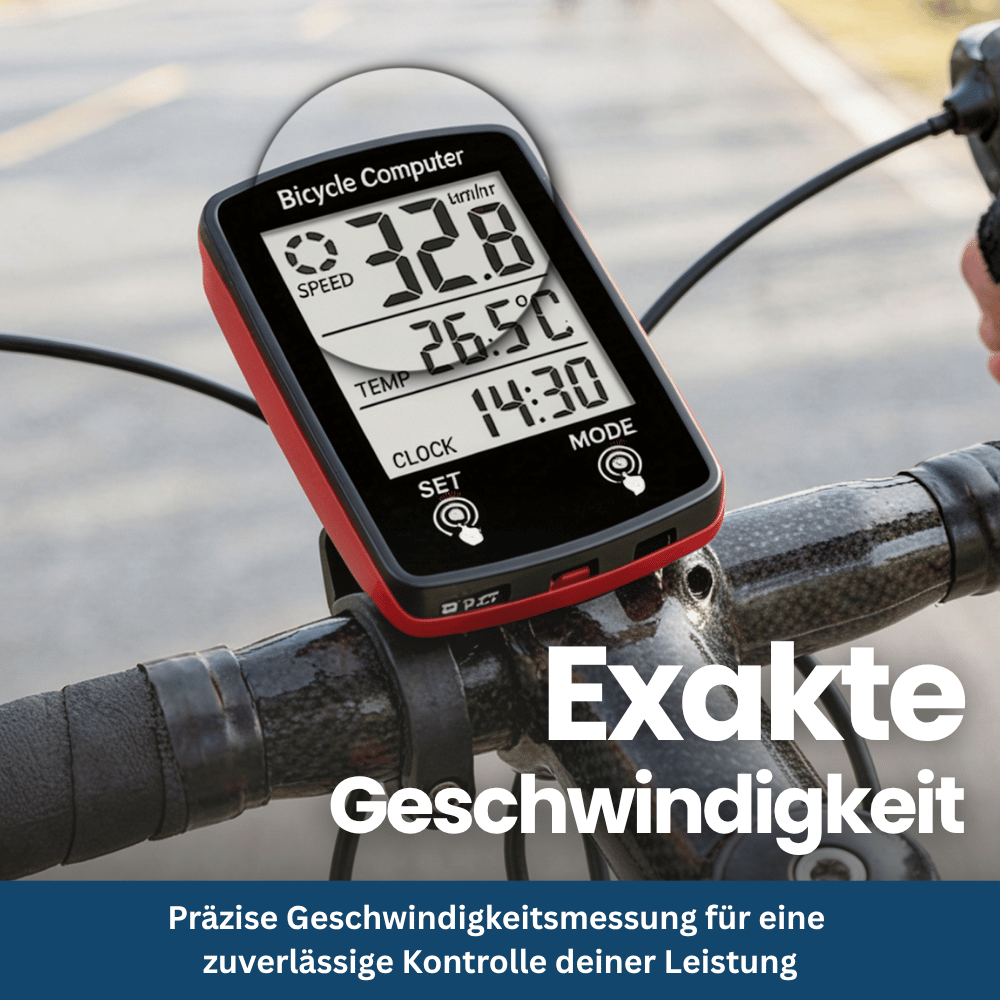 Digital Bike Computer with Speedometer & Odometer