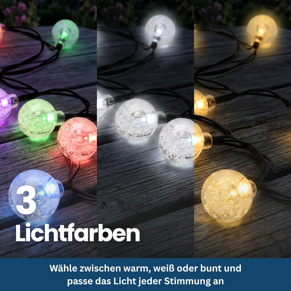 Solar Crystal String Lights
