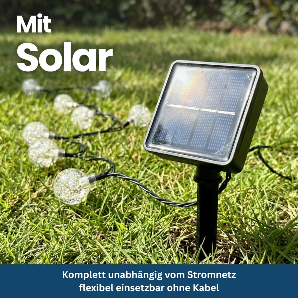Solar Crystal String Lights