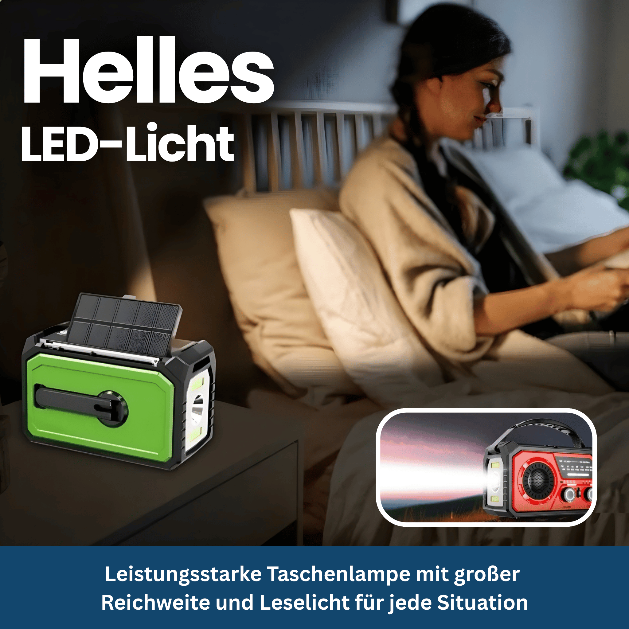 Survivor Max – Multi-Function Radio with Solar, SOS & Power Bank